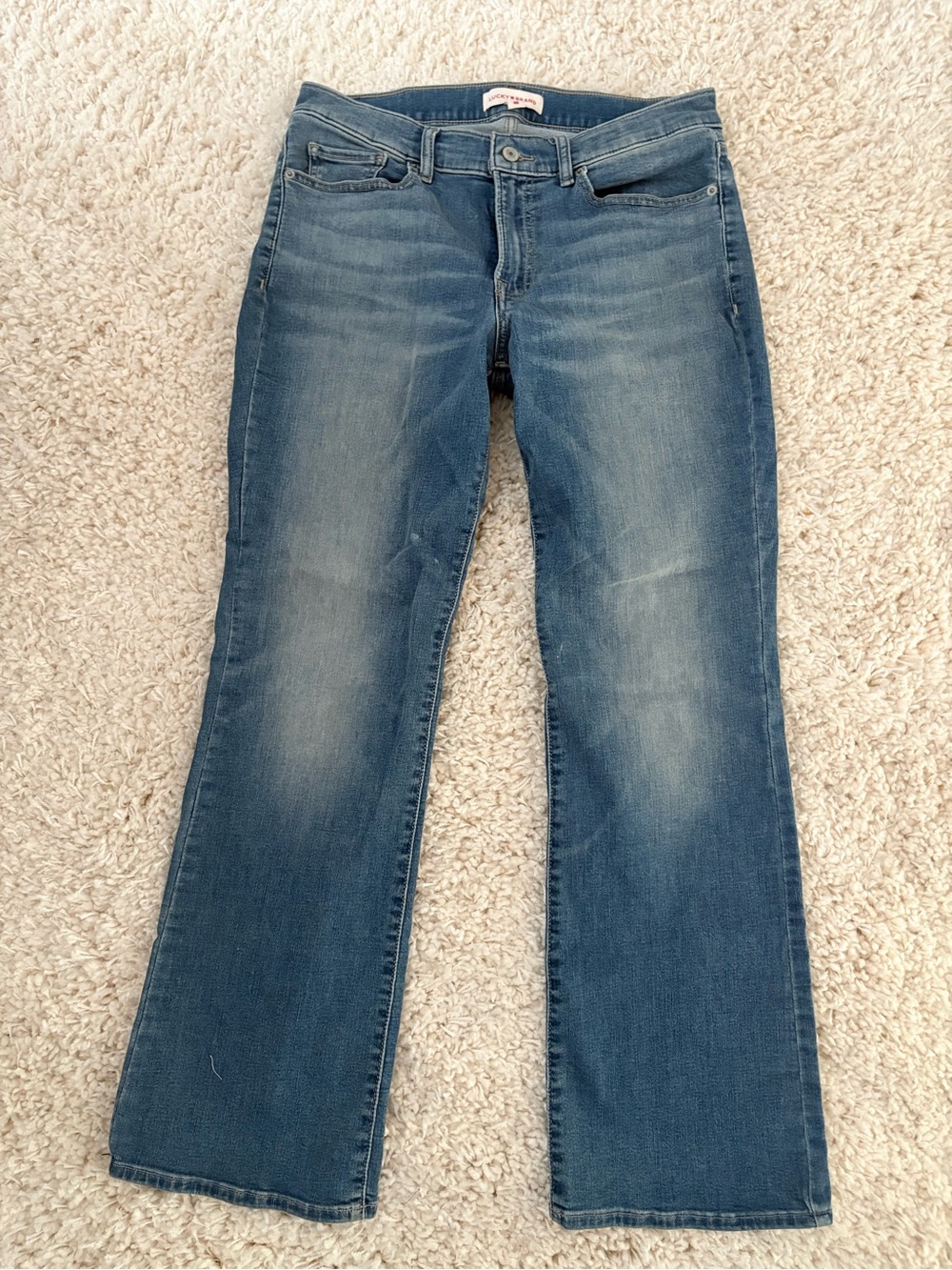 Lucky Brand Women's Boot Cut Jeans — Faded Blue Denim